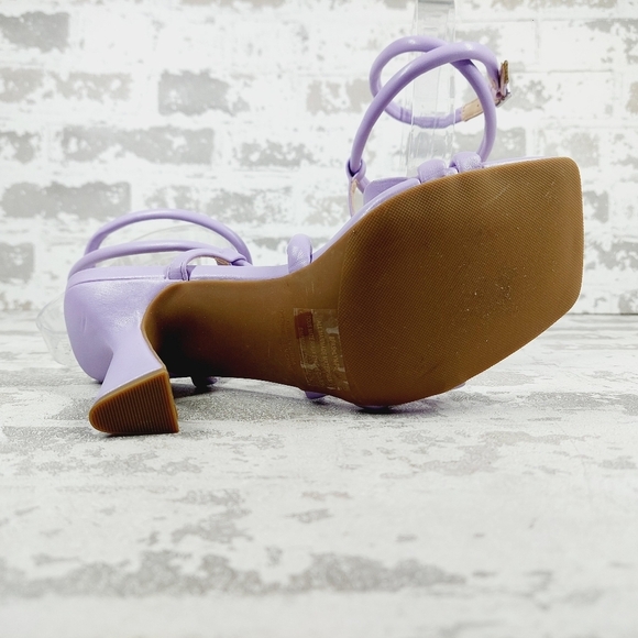 New BP.  Ashlyn Square Toe Strappy Sandal In Purple Betta A279 - Picture 8 of 14